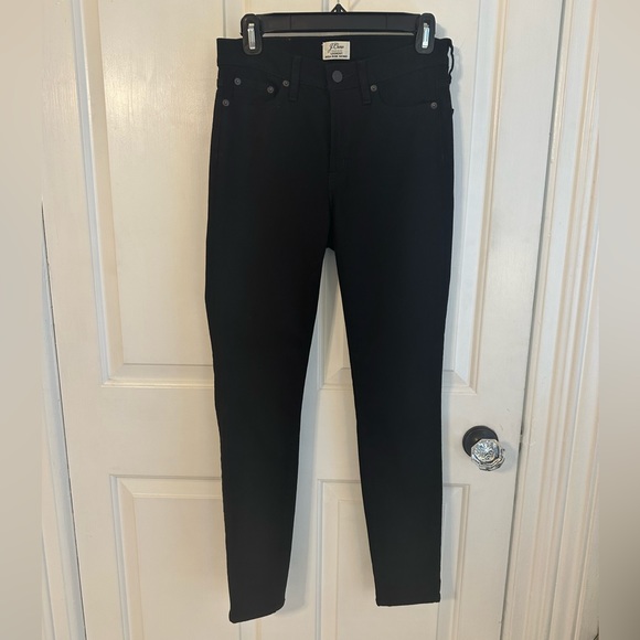 New J.Crew Lookout High Rise Skinny Jeans in Black Size 28 - Picture 2 of 4